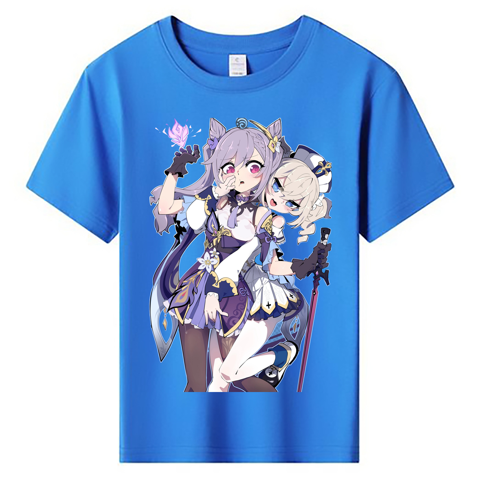 げんし神 刻晴 こくせい genshin Kokusei 綿100％キッズTシャツ（フロントプリント）
